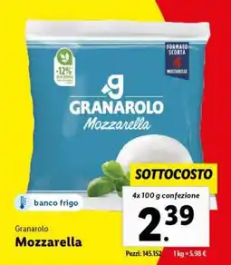 Lidl Granarolo Mozzarella offerta