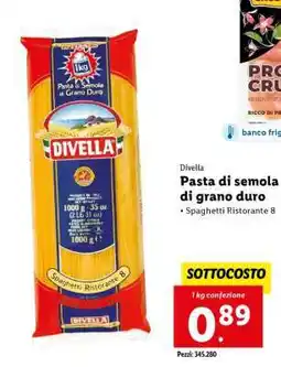 Lidl Divella Pasta di semola di grano duro offerta
