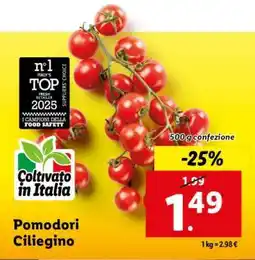 Lidl Pomodori Ciliegino offerta