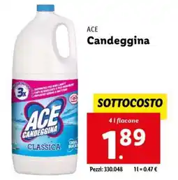 Lidl ACE Candeggina offerta