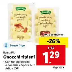 Lidl Nonna Mia Gnocchi ripieni offerta