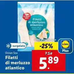Lidl Ocean Sea Filetti di merluzzo atlantico offerta