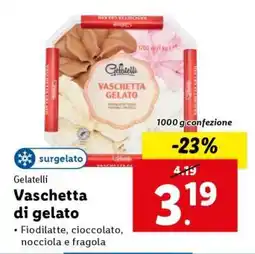 Lidl Vaschetta di gelato offerta