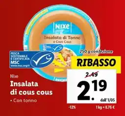 Lidl Nixe Insalata di cous cous offerta