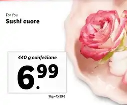 Lidl Sushi cuore offerta
