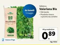 Lidl Valeriana Bio offerta