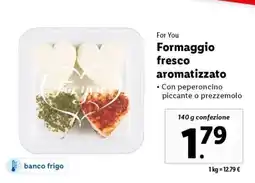 Lidl Formaggio fresco aromatizzato offerta
