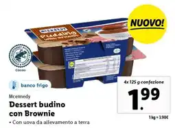 Lidl Dessert budino con Brownie offerta