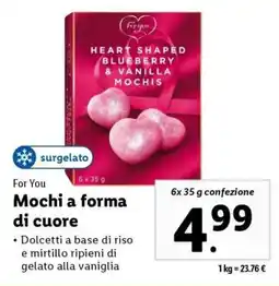 Lidl Mochi a forma di cuore offerta