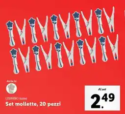 Lidl Set mollette, 20 pezzi offerta