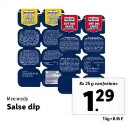 Lidl Salse dip offerta