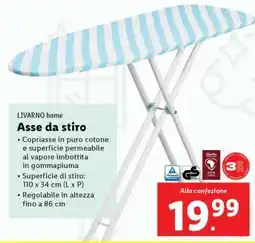 Lidl LIVARNO home Asse da stiro offerta
