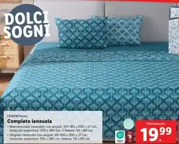 Lidl Completo lenzuola offerta