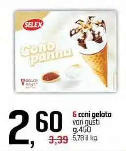 Famila Selex Cono Panna offerta