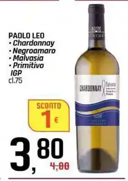 Famila PAOLO LEO Chardonnay offerta