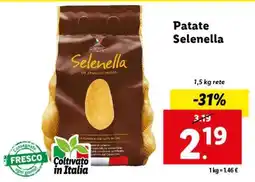 Lidl Patate Selenella offerta