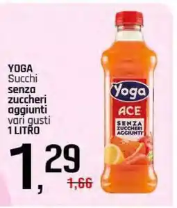Famila YOGA Succhi senza zuccheri aggiunti offerta