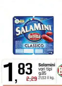 Famila Salamini vari tipi offerta