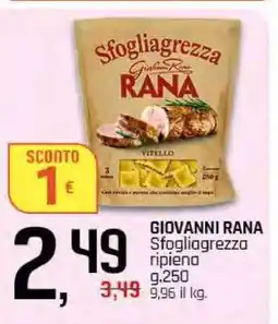 Famila GIOVANNI RANA Sfogliagrezza ripiena offerta