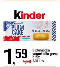 Famila Kinder Plum Cake offerta
