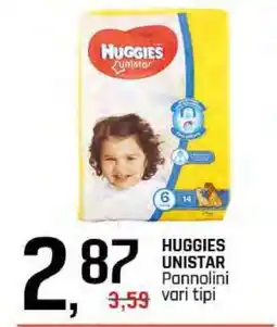 Famila Huggies Unistar offerta