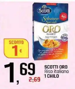 Famila SCOTTI ORO Riso italiano 1 CHILO offerta