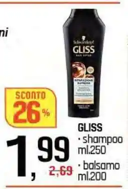 Famila GLISS offerta