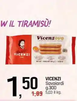 Famila VICENZI Savoiardi offerta