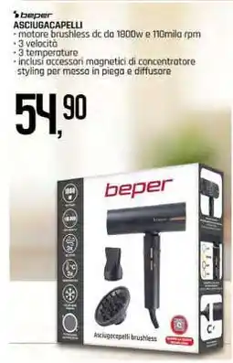 Famila beper ASCIUGACAPELLI offerta