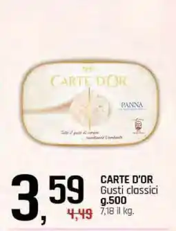 Famila CARTE D'OR offerta
