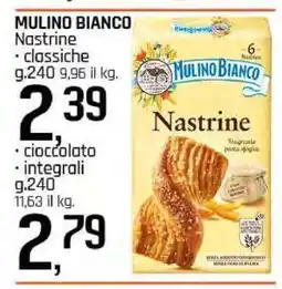 Famila MULINO BIANCO Nastrine offerta