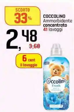 Famila COCCOLINO Ammorbidente concentrato 41 lavaggi offerta