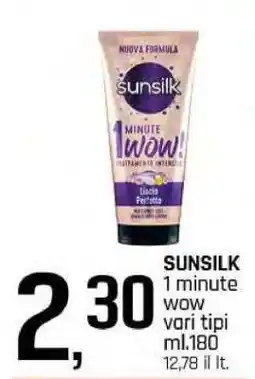 Famila SUNSILK 1 minute wow offerta