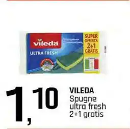 Famila VILEDA Spugne ultra fresh 2+1 gratis offerta