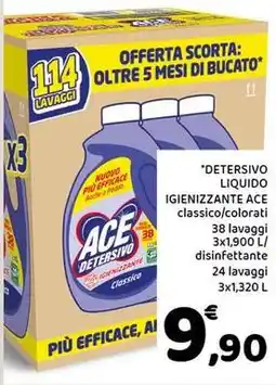 Conad Detersivo liquido igienizzante ACE offerta