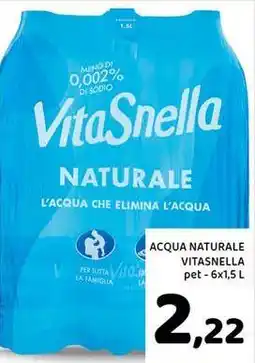 Conad Acqua naturale VITASNELLA offerta