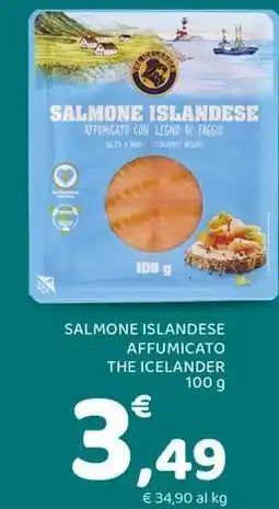 Conad Salmone islandese affumicato THE ICELANDER offerta