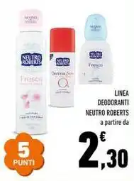Conad Linea deodoranti NEUTRO ROBERTS offerta