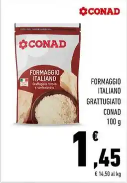 Conad Formaggio italiano grattugiato CONAD offerta