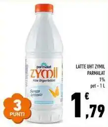 Conad Latte uht zymil PARMALAT offerta