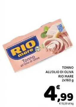 Conad Tonno all'olio di oliva RIO MARE offerta