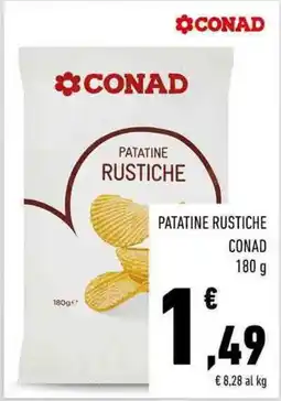 Conad Patatine rustiche CONAD offerta