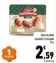 Conad Mini salamini galbanetto GALBANI offerta
