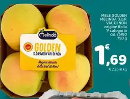 Conad Mele golden melinda d.o.p. VAL DI NON offerta