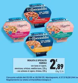 Conad Insalata le specialità MAREBLU offerta