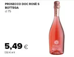 Oasi Prosecco doc rosè S BOTTEGA offerta