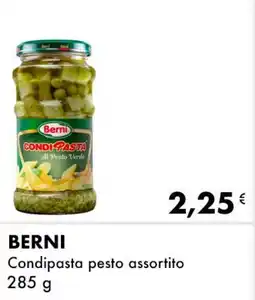Iper Tosano BERNI Condipasta pesto assortito offerta