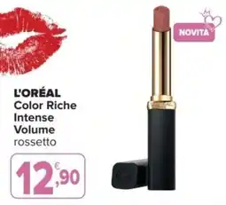 Iperal L'ORÉAL Color Riche Intense Volume rossetto offerta