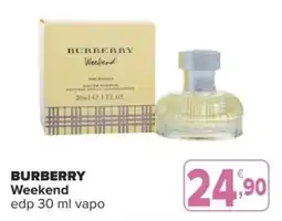 Iperal BURBERRY Weekend edp vapo offerta