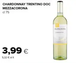 Oasi Chardonnay trentino doc MEZZACORONA offerta